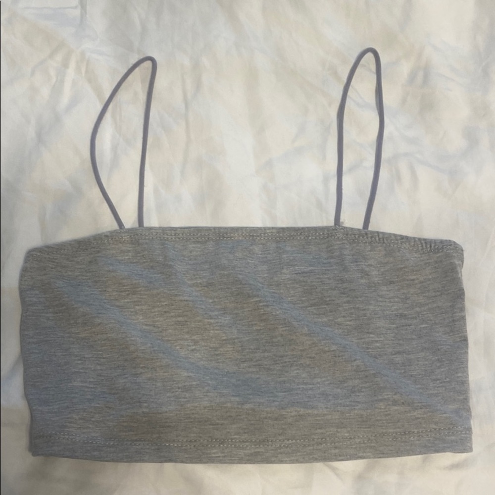 Grey tank/crop top